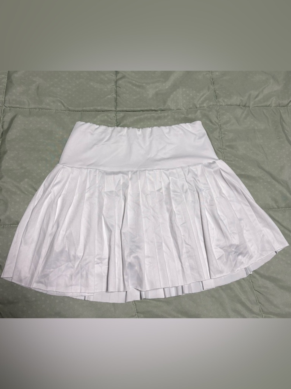 White Pleated Women’s Athletic Skort